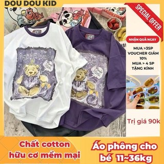 AP44 - Áo Phông Trẻ Em 11-36kg Cho Bé Chất Cotton Hữu Cơ Mát Lịm