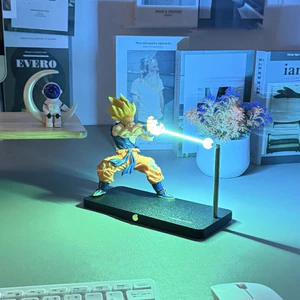Dragon Ball Goku Kamehameha Đèn Ngủ LED Anime Trang Trí Sưu Tập Quà Tặng Cho Người Hâm Mộ