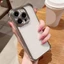 Dành Cho Xiaomi 17 Pro Max 15T Pro Xiaomi15T Xiaomi15TPro Vỏ Điện Thoại Mạ Sáng Bóng Kinh Doanh Đơn Giản Sang Trọng Trong Suốt Túi Khí Chống Rơi Vỏ Mềm Chống Sốc