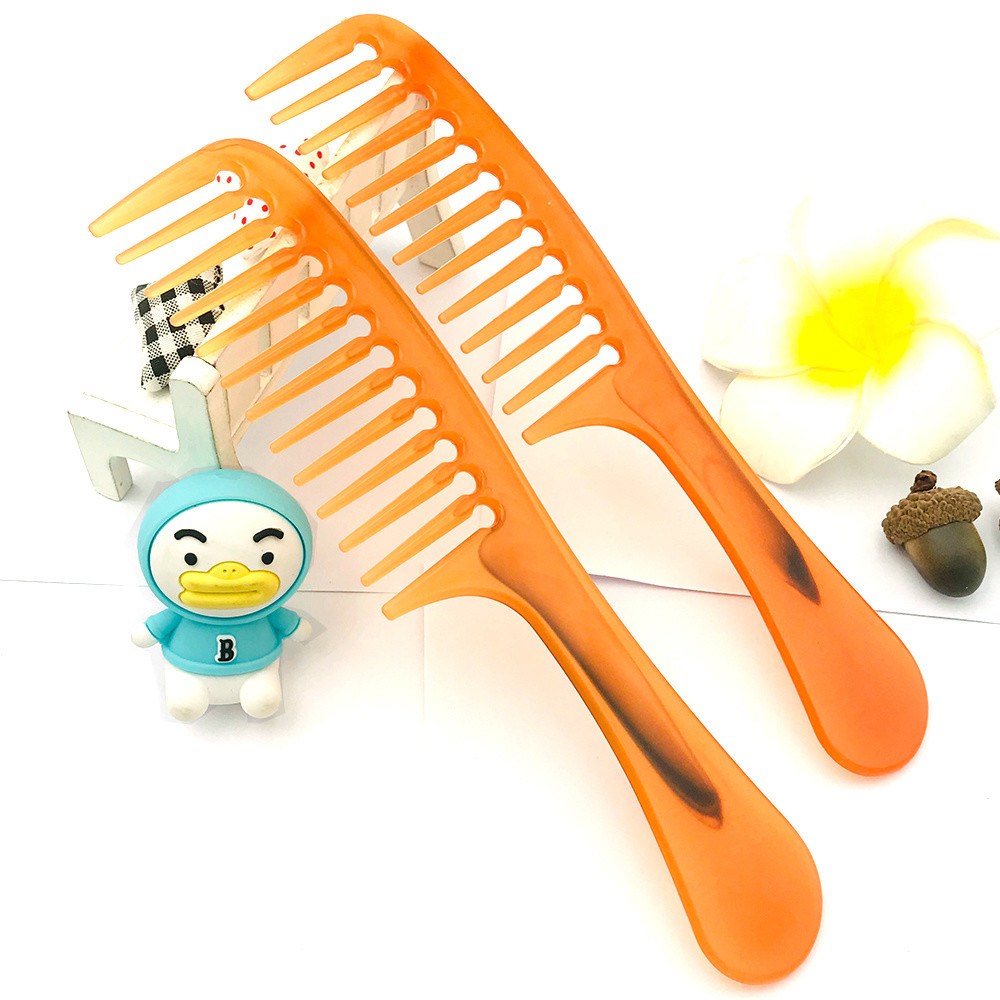 100% off Lược uốn tóc lớn liên tục với răng rộng, lược cơ bò, lược uốn tóc lớn dày chống tĩnh điện bền cho gia đình 9RQD