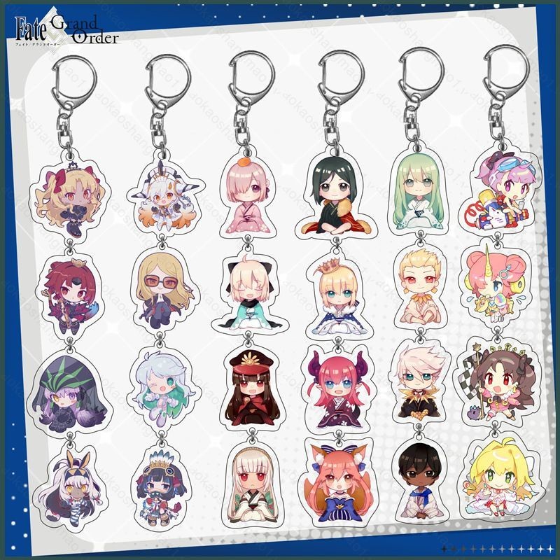 HK1 Fate / Grand Order Alter Mash Kyrielight Anime Hình acyl móc khóa túi mặt dây chuyền vòng chìa khóa KH1