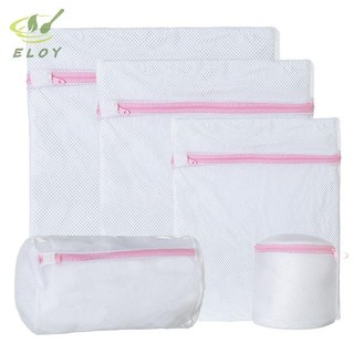 [ELOY] Túi giặt lưới có dây kéo 3 kích thước Lưới giặt đồ lót có thể gập lại Lưới bảo vệ VN