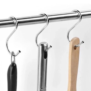10 / 20 / 30 Cái Móc Hình Chữ S Bằng Thép Không Gỉ - 9 / 7 / 5.5cm Quần Áo Đa Năng Khăn Bảo Quản Móc Treo Nhà Tổ Chức
