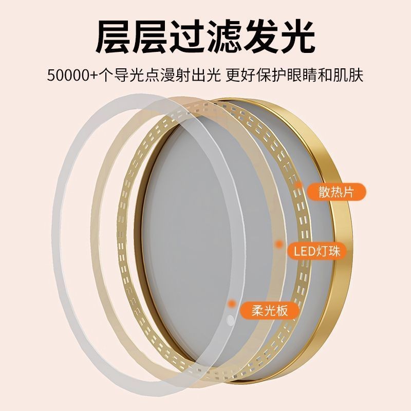 ✨9829 Tai Mèo Tây Tạng Hộ Gia Đình Dẫn Gương Trang Điểm Bàn Trang Điểm Có Đèn Ký Túc Xá Để Bàn Phòng Ngủ Gương Để Bàn 25.5.12