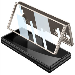 Ốp lưng siêu mỏng Samsung Galaxy Z Fold 7/6/5/4, mặt trước kính cường lực