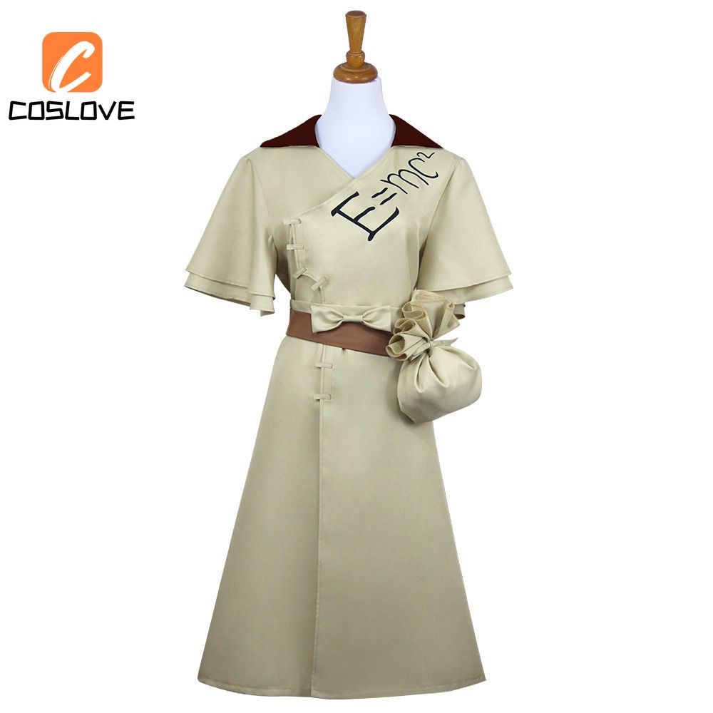 Anime Dr.Stone Senku Ishigami Cosplay Quần Áo Trọn Bộ Trang Phục Trang Phục Dành Cho Người Lớn Tay Ngắn Áo Cosplay Đảng Hiệu Suất