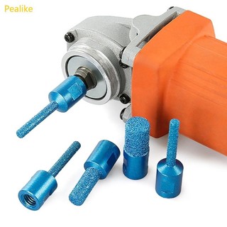 Pealike Professional 100 Máy mài góc Dụng cụ khắc 3 đầu mài Giao diện ren cho vật liệu giòn cứng