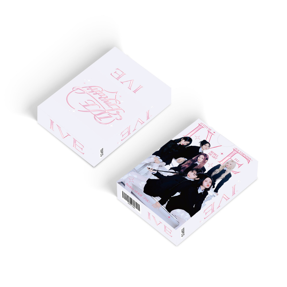 LINXX 55 Chiếc IVE Nhóm Lomo Thẻ Với Thành Viên Photocards Holographic 3 Inch Sưu Tập Quạt Merch HD KPop Album Trading Cards Dành Cho Người Hâm Mộ