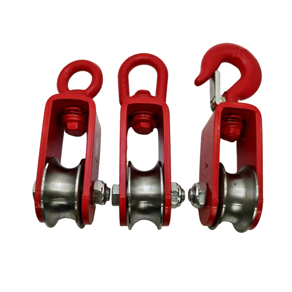 Vòng bi mới, ròng rọc bằng thép, dây thép Nâng Mở rộng, dây nylon, ròng ...