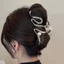 Treeling Chống Trơn Trượt Phụ Kiện Tóc Barrette Kẹp Sóng Kim Loại Vuốt Tóc Kẹp