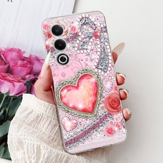 Ốp Mềm Cho OPPO A80 / A3 Pro 5G / K12x 5G CPH2667 Ốp Lưng Silicon Trái Tim Bướm Thời Trang Cho OPPO A3Pro 5G A 80 Ốp Lưng