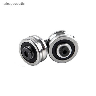 Airpeccutin SG15 SG20 SG25 SG66 + M5 M6 M8 Vòng bi ròng rọc thép vít Hướng dẫn theo dõi Con lăn EN