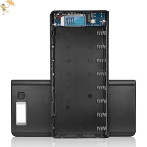 Hộp sạc đèn pin USB kép 8x18650 Hộp đựng DIY Case VN