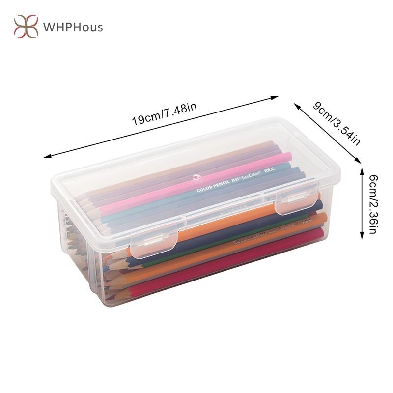Streamers Mỹ Phẩm Hộp Trang Điểm Trong Suốt Hộp Đựng Bút Chì Kem Nền Phấn Mắt Bàn Chải Giá Đỡ Để Bàn Văn Phòng Phẩm Lưu Trữ Người Tổ Chức Mới