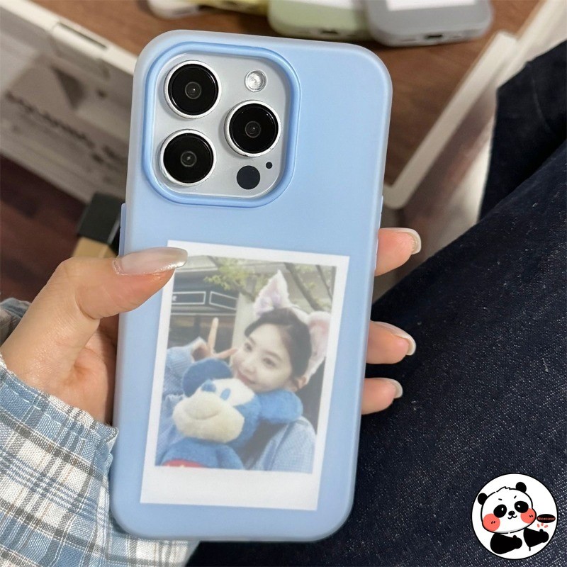 Khung Ảnh Ốp Điện Thoại Cho Redmi Note 13 Pro Plus 12 Pro 12 Turbo 11 11s K70 K60 K50 K40 Pro 5G 4G Ốp Lưng Màu Kẹo Dễ Thương Mezzanine Có Thể Giữ Ảnh Vỏ