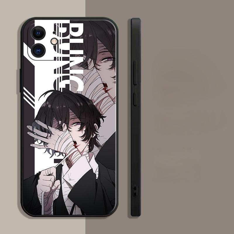 Ốp Điện Thoại Di Động Cho Realme C53 C55 C63 C65 C12 C11 2021 C20 C21Y C25Y C30 C33 C35 Realme 13 Pro Max 8 11 10 Pro Plus GT Master 5 6 Pro 5S 6S Ốp Lưng Anime Bungo Đi Lạc Chó Nhật Bản