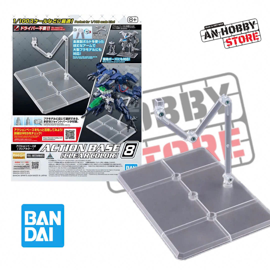 [HÀNG SẴN] BANDAI MÔ HÌNH LẮP RÁP PHỤ KIỆN ACTION BASE 8 [CLEAR COLOR ...