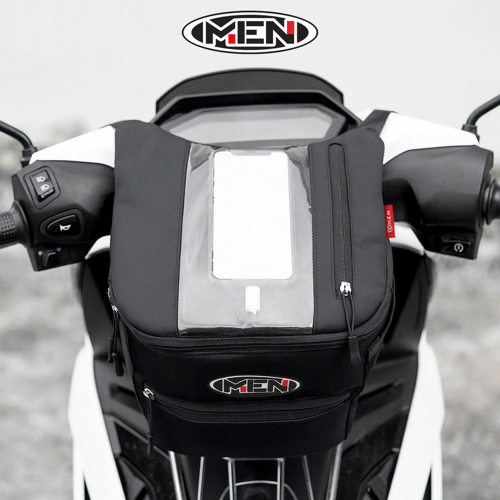 Túi treo đầu xe máy Men-K2 có cổng sạc pin tiện ích [SẢN PHẨM MỚI]