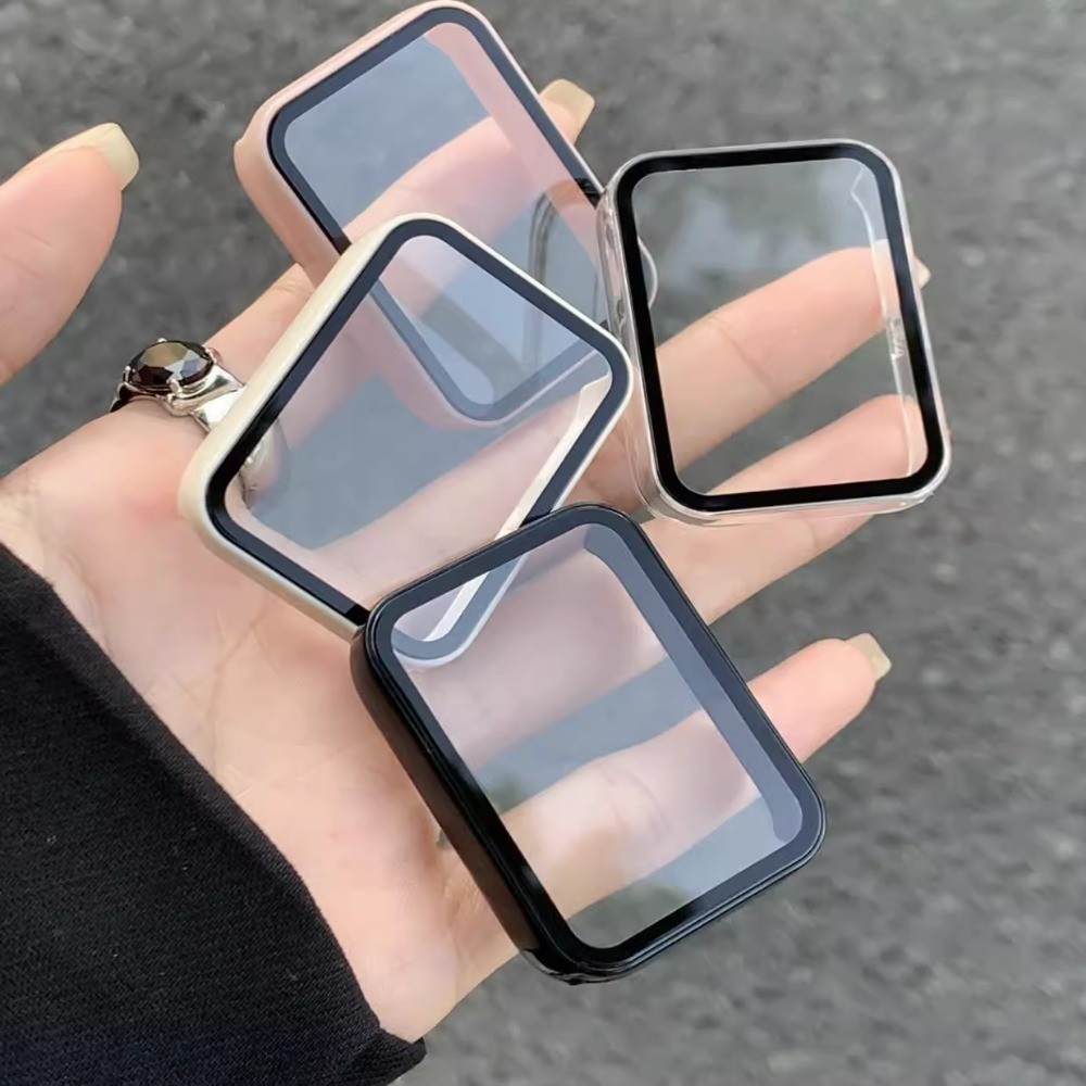 Ốp PC Cứng Kính Cho Xiaomi Mi Band 9 Pro Smart Watchband Bảo Vệ Màn Hình Ốp Lưng Và Cho Xiaomi Mi Band 8pro Cover