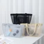 Túi đeo vai SAVORBOX, Túi đi biển trong suốt dung tích lớn, Túi đựng đồ trang điểm rỗng đa chức năng dành cho nữ