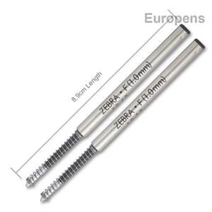 Ruột bút bi Zebra F301 F 301 0.7mm có tem chính hãng.