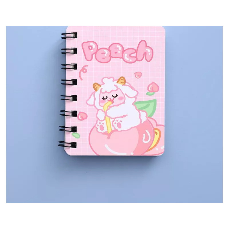[ 3 CUỐN ] Sổ lò xo mini, giấy kẻ ngang cỡ A7 nhiều hình cute dễ thương ( ngẫu nhiên)