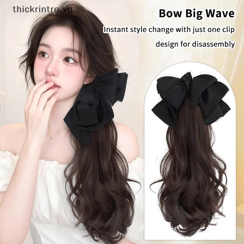 THI Tổng Hợp Dài Xoăn Tóc Nơ Tóc Tự Nhiên Tóc Lông Tơ Tóc Giả Phần Mở Rộng Tóc Giả Cho Nữ VN