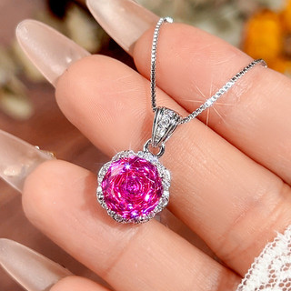 Châu Âu Mỹ ins Phong Cách Mới Hình Bát Giác Thiên Niên Kỷ Hoa Hồng Cắt Đỏ Phù Hợp Với Nữ