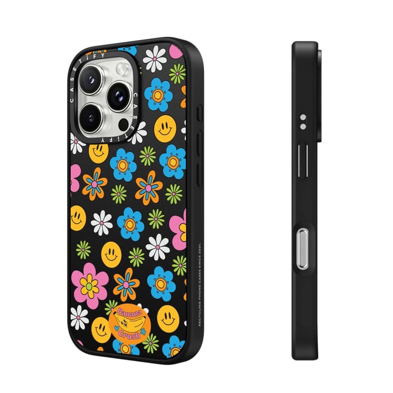 CASETiFY X Smile Case Matte Black Matte Purple Matte RosePink Clear Hard Case Impact Case cho Apple IPhone 13 14 15 16 Pro Max có hộp