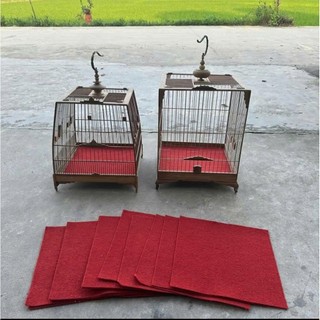 10 Thảm lót lồng chim chào mào-Tấm lót lồng chim vuông chào mào đủ size-Thảm sử dùng nhiều lần