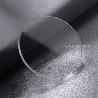 Đồng hồ dày 2.0mm Thủy tinh Sapphire có đường kính 28mm-38mm Đồng hồ pha lê trong suốt Thay thế thủy tinh Sapphire phẳng 1 chiếc