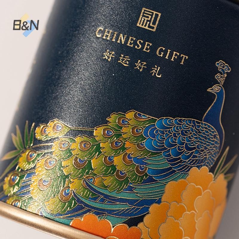 B & N Trà Rỗng Thiếc Có Thể Hộ Gia Đình Trà Xanh Kín Bình Di Động Nhà Hộp Đóng Gói Trà Nhỏ Hộp Đựng Giấy.