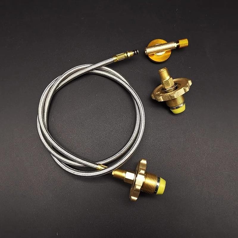 TMOY Bếp Ngoài Trời Sang LPG Đầu Nối Bộ Chuyển Đổi Xe Tăng Thực Tế Cắm Trại Bếp Gas Chuyển Đổi Lò Chuyển Đổi TCS