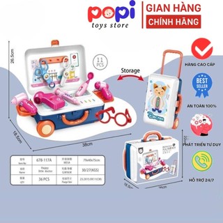 Đồ Chơi Vali Hướng Nghiệp Cho Bé – Định Hướng Nghề Bác Sĩ, Nấu Ăn, Trang Điểm, Kỹ Sư, Chất Lượng Cao