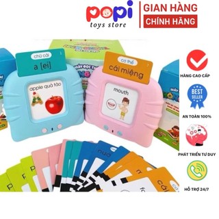 Máy Đọc Thẻ Anh-Việt 3 Chế Độ Đọc: Anh-Việt Kèm Phát Nhạc (112 thẻ 224 từ vựng)