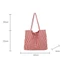 Túi Tote Kẻ Sọc OLVIDO, Thiết Kế Thắt Nơ Polyester Túi Đeo Vai, Túi Mua Sắm Dung Tích Lớn Nhẹ Thời Trang Mua Sắm