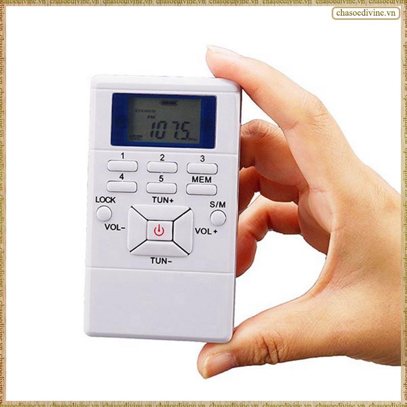 [K O G X] Loa Mini phát thanh Fm kỹ thuật số Bộ thu di động Màn hình máy nghe nhạc băng tần đơn Màn hình Led