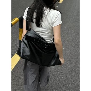 Túi Tote da mềm dung tích lớn Túi đeo vai phong cách lười biếng
