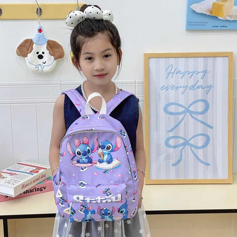 YT2 Stitch Ba Lô Dành Cho Học Sinh Nhẹ Dung Tích Lớn Hoạt Hình Dễ Thương Giải Trí Trẻ Em Túi Đi Học TY2