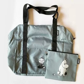 Tạp Chí Nhật Bản Phụ Kiện Túi Moomin Có Thể Gập Lại Túi Du Lịch Có Thể Che Hành Lý Lưu Trữ Vật Thể Nhỏ Túi Tote Du Lịch Khoảng Cách Ngắn