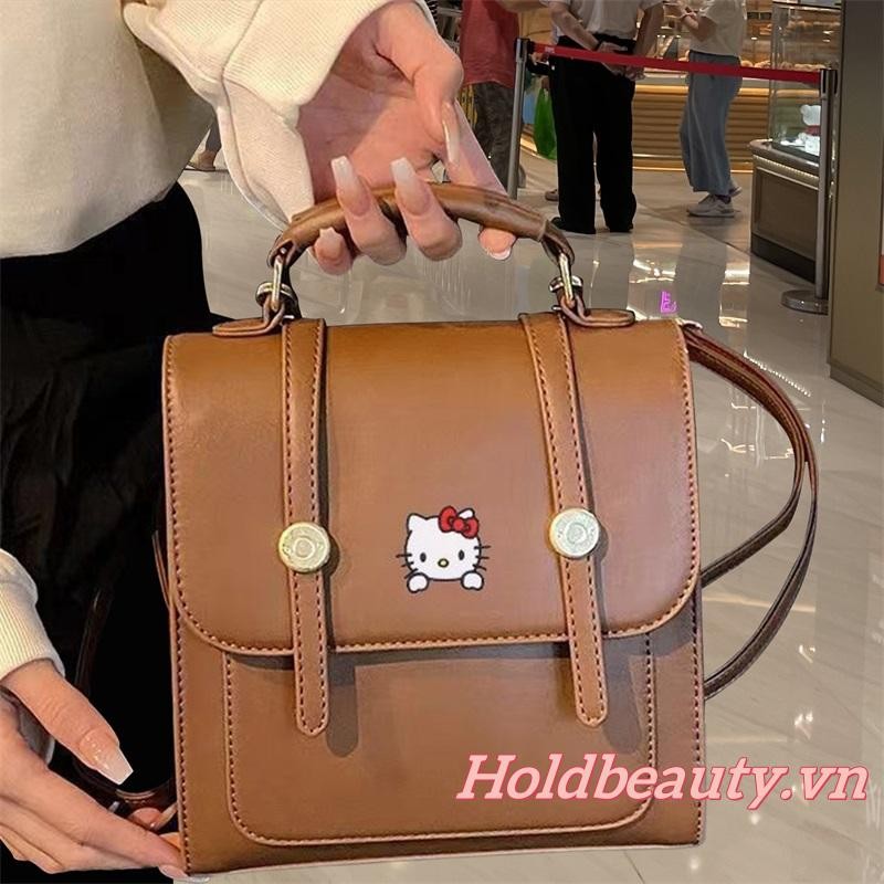 Balo Sanrio Hello Kitty Mini Đa Năng Dung Tích Lớn Daypack Dành Cho Nữ Bé Gái