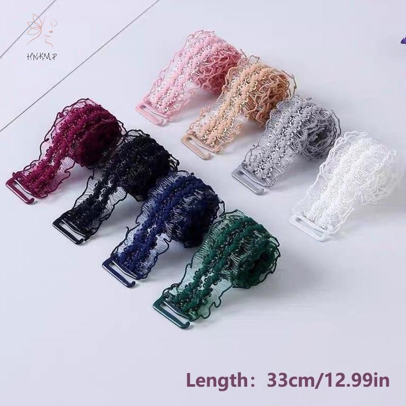 Hnkmp 1 Cặp Váy Gợi Cảm Ren Áo Ngực Dây Đeo Vai Nữ Có Thể Điều Chỉnh DIY Dây Đeo Hoa Co Giãn Chống Trơn Trượt Khóa Quần Lót Dây Đeo.