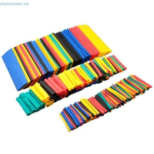 Charmantcc1 164 Miếng ​Ống Co Nhiệt Dây Bọc Cáp Tay Tỷ Lệ Phân Loại 2 1 Ống Cách Nhiệt Điện Nhiệt Nhanh