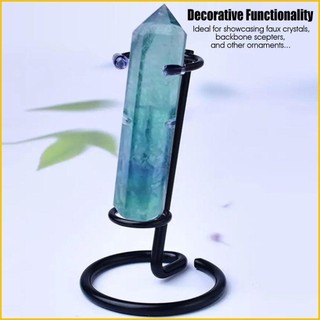 Giá đỡ trưng bày cây đũa phép OUSXA, Đế trưng bày pha lê giả thiết kế đế tròn, Kệ sắt trang trí thời trang Bệ để trang trí văn phòng tại nhà