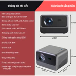 Máy chiếu phim KAW/SWI K960 Với độ phân giải 4K, full HD,siêu nét, thiết kế đẹp, nhỏ gọn,BH 12 tháng — ảnh 8