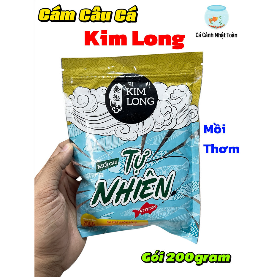 Cám Kim Long Tự Nhiên Mồi Thơm Câu Cá (Gói 200gram)