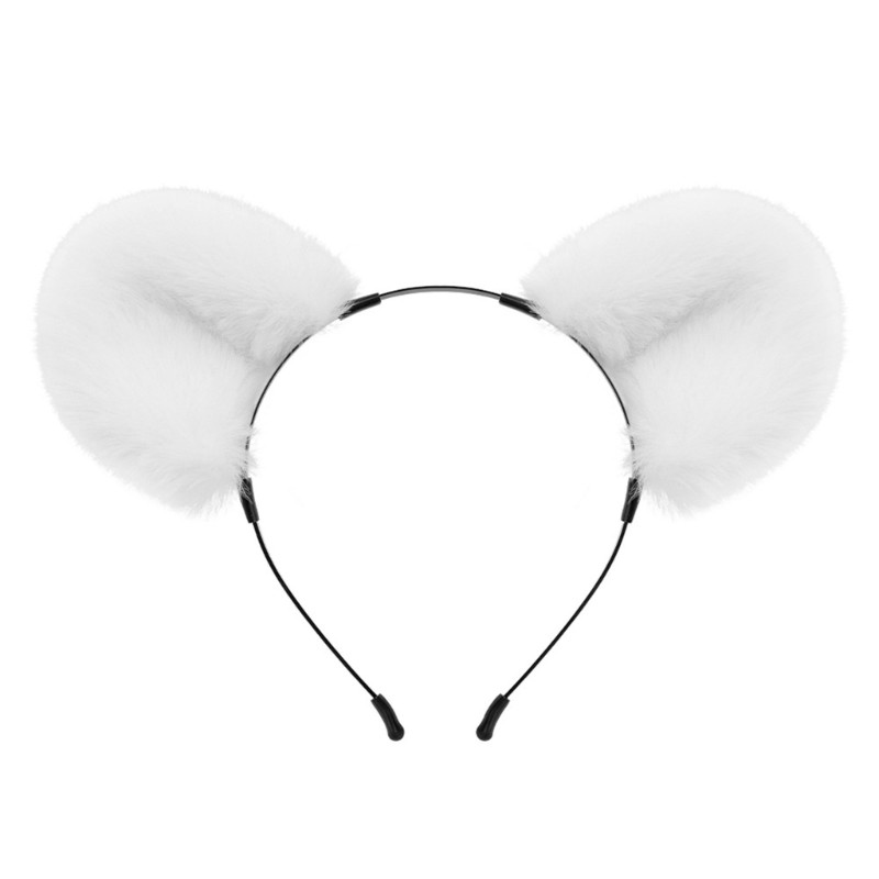 Bầu trời Adorkable Furry Hairband Tai Thỏ Băng Đô Trang Phục Ngọt Ngào Anime