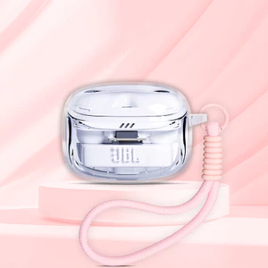 Dành Cho JBL TUNE BUDS 2 BEAM 2 FLEX 2 Vỏ Bảo Vệ Tai Nghe Trong Suốt TPU Tai Nghe Chống Sốc Tay Mềm Bảo Vệ Chống Sốc Có Nhẫn