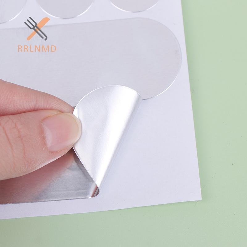 Rrlnmd 5 Miếng Dán Nồi Inox Tự Dính Sửa Chữa Băng Nồi Miếng Dán Chống Thấm Nước Chịu Nhiệt Độ Cao Băng Lá Nhôm MỚI