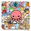 50 Nhãn Dán Sticker Cute Động Vật Phong Cách Hoạt Hình